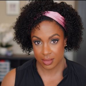 8" Jerry Curl Headband Human Hair Wig